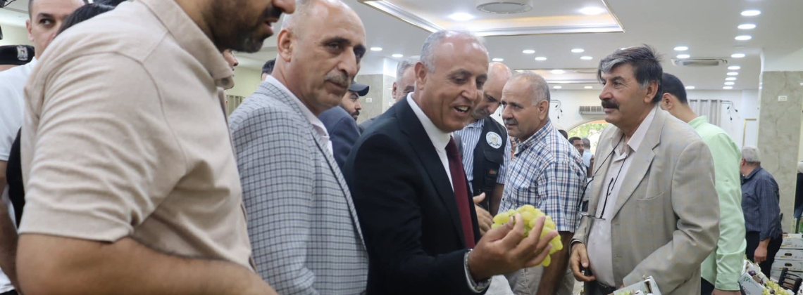 تحت رعاية وزير الزراعة ومحافظ جنين افتتاح مهرجان العنب ٢٠٢٥ في المحافظة.