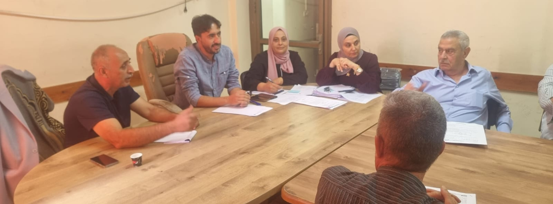 وزارة الزراعة تعقد ورشة عمل لأصحاب معاصر الزيتون في محافظة جنين.