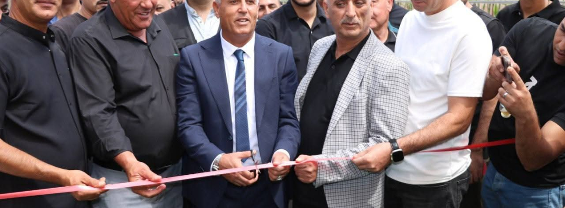 تحت رعاية وزير الزراعة ومحافظ جنين، إفتتاح مزرعة التنين النموذجية في عرانه.