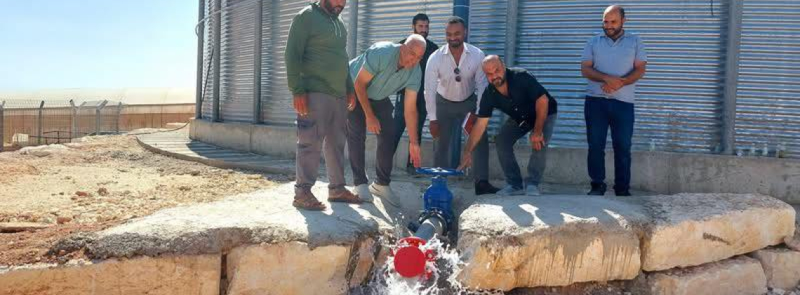 وزارة الزراعة تَتَسلم وحدة مياه في طمون لخدمة 400 دونم بتمويل من الممثلية الهولندية وتنفيذ الهيدرولوجيين الفلسطينيين ومؤسسة التعاون.